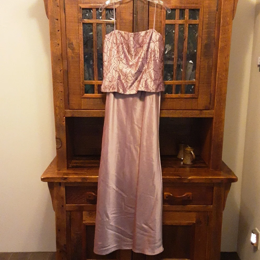 Cachet Violet Lustre Blazer and Dress (TALL) Set - Picture 3 of 11